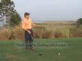 Golf Lesson. Keep distracting thoughts away.