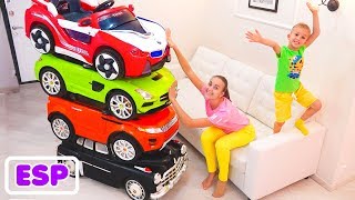 Juego de Pequeño Conductor Mágico en Autos de Juguete y Auto Transformable para niños