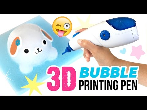 3D Printing Pen With BUBBLES!!! Awamoko 3D Pen DIY Tutorial