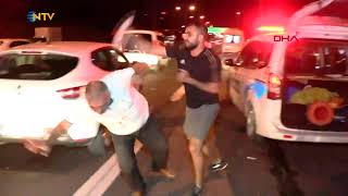 Kazaya neden olan alkollü sürücüye dayak | NTV