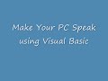 VB2008 make your pc speak