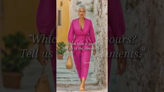 Bold & Soft Mature Style In Italy