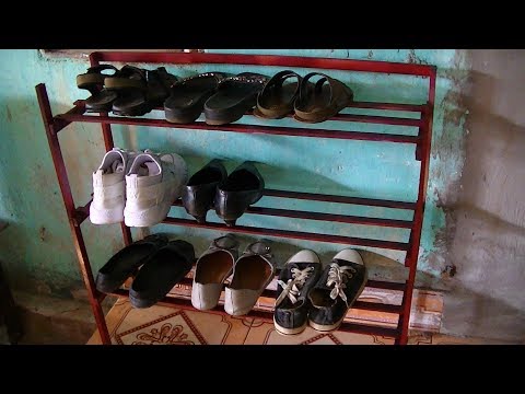Cách làm một chiếc kệ để giày ,dép. || How to make a shelf for Footwear, sandals, slippers, shoes ||