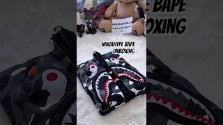 Unboxing Bape Glow In The Dark Double Hood Hoodie
