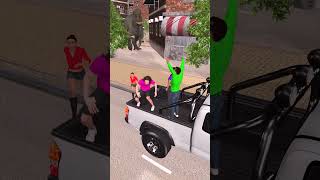 Dinosaur Attacks People Indominus Rex Dino Eats Lady Friends Escape In Car