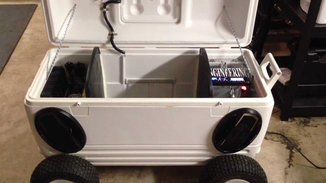 Aquatic Audio : Custom Radio Coolers Ice-Chest Stereos