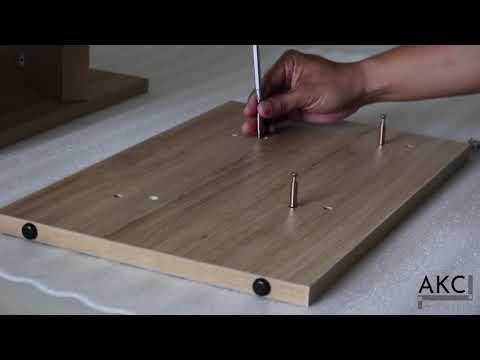 Hướng Dẫn Cách Lắp Ráp Kệ Gỗ Để Giày 2 Tầng AKC Furniture - PN: 80043