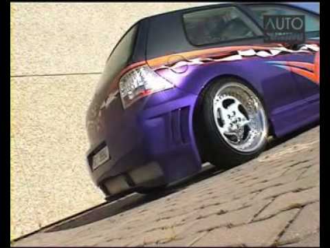 Tuning VW Golf IV Rockford Fosgate luxury Airbrush exterier and interier 