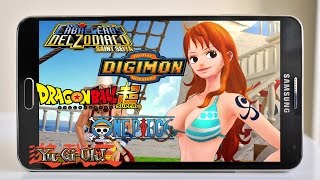 2017 Top 10 Mejores Juegos De Anime Antes Vistos Para Android/Dragon Ball/Yu-Gi-Oh!/Digimon