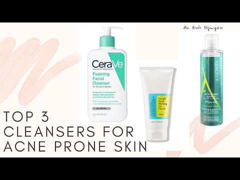 TOP 3 SỮA RỬA MẶT CHO DA DẦU MỤN | TOP 3 CLEANSERS FOR OILY ANCE-PRONE SKIN