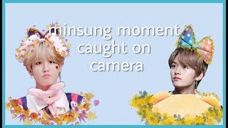 minsung moment caught on camera