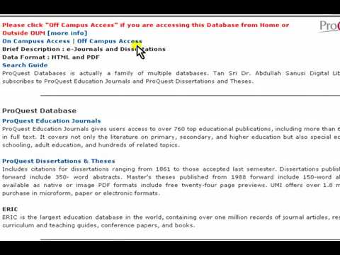 Proquest dissertation and thesis