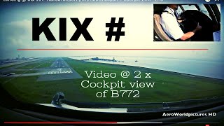 Landing @ OSAKA - Kansaï airport (KIX/RJBB) Japan # Cockpit view - 2nd