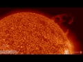 Solar Filament Eruption + Coronal Rain, 1080p HD