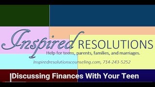 Discussing Finances With Your Teen