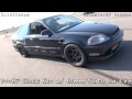 700hp K20 Civic vs. 700hp Blown C7 Vette Roll Race