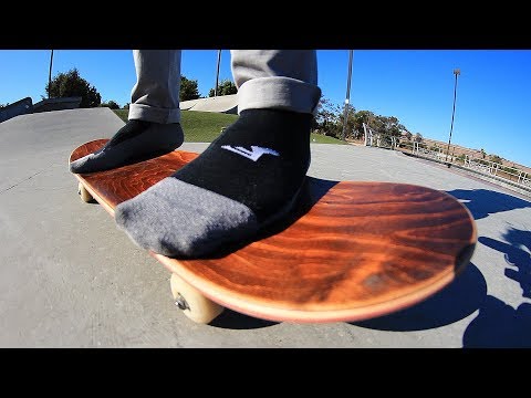 SOCKS ONLY NO GRIP TAPE SKATE! *BLOOD ALERT* | STUPID SKATE EP 109