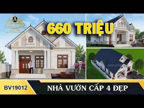 Sống Chất với Mẫu Nhà Biệt thự Mái Thái 1 Tầng Cuốn Hút