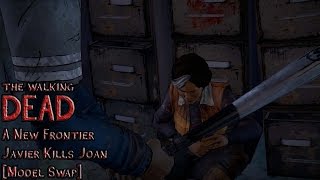 Walking Dead Season 3 - Javier Kills Joan Model Swap