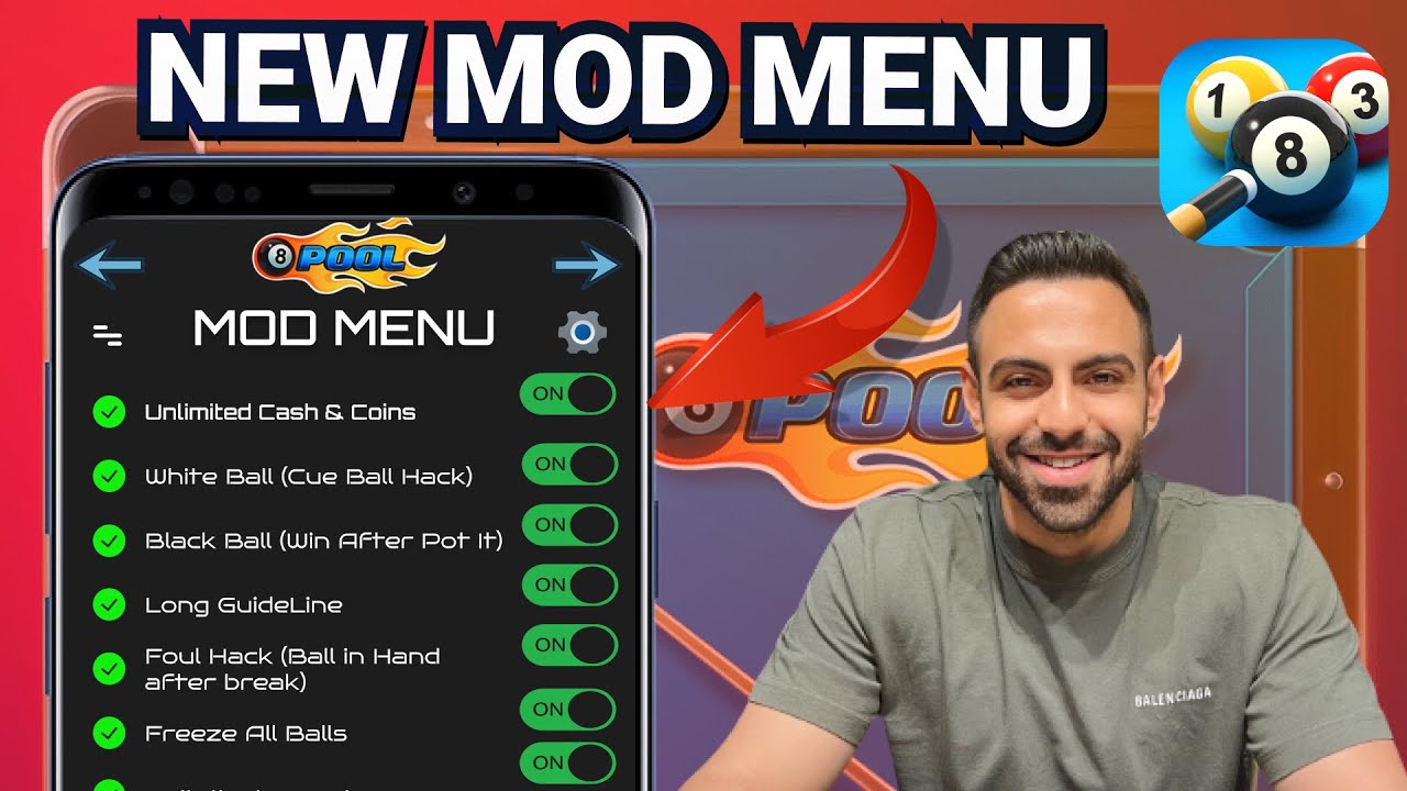 8 BALL POOL MOD MENU – HOW TO INSTALL 8 Ball Pool MOD 8 BALL POOL MOD MENU – HOW TO INSTALL 8 Ball Pool MOD