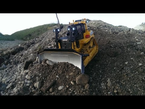 Cat Dozer D9 Rc Bruder Testfahrt mit Soundmodul