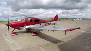 Cirrus Sr22 Refurbishment Avidyne Ifd 550 Four Blade Prop New Paint & Interior