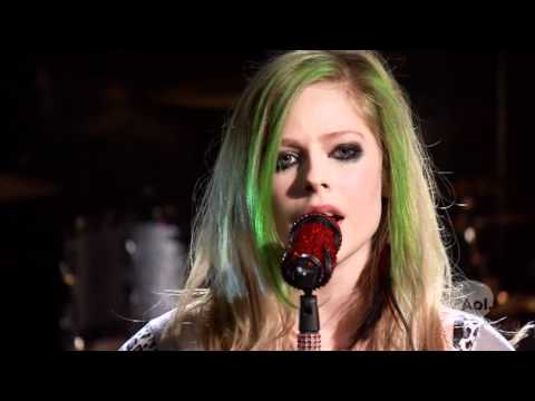 Avril Lavigne performing My Happy Ending at AOL Music Sessions 2011