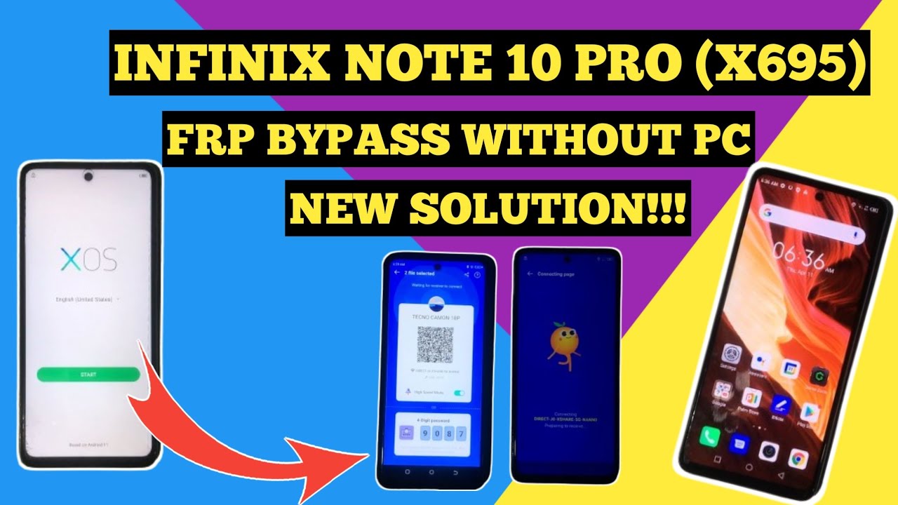 INFINIX NOTE 10 PRO (X695) FRP BYPASS NEW SOLUTION!!! INFINIX NOTE 10 PRO (X695) FRP BYPASS NEW SOLUTION!!!