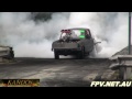 BLOWN V8 MAZDA UTE BURNOUTS AT KANDOS 2012