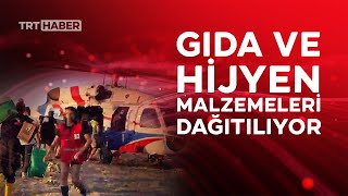 Kastamonuda Afetzedelere Yardımlar Helikopter Ile Ulaştırılıyor