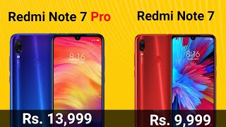 Redmi Note 7 Pro & Redmi Note 7 Price,Launch date & Specs in India|Review of Specification, Camera.