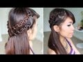 How to: Snake Braid Headband Hairstyle for Medium Long Hair Tutorial