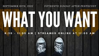 Mt Zion UMC Marietta Live Stream | 15th Sunday after Pentecost 2022 | September 18, 2022