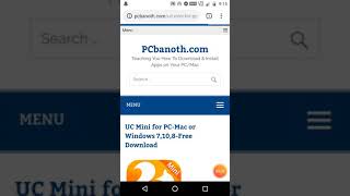 UC Mini for PC-Mac or Windows 7,10,8-Free Download
