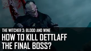 Witcher 3 Blood And Wine - Dettlaff Final Boss?