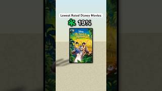 Lowest Rated Disney Movies Of All Time