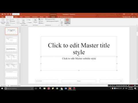 hướng dẫn đổi phông chữ mặc định trong Powerpoint