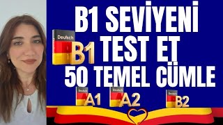 50 Temel Almanca Cümle B1 Seviyeni Test Et