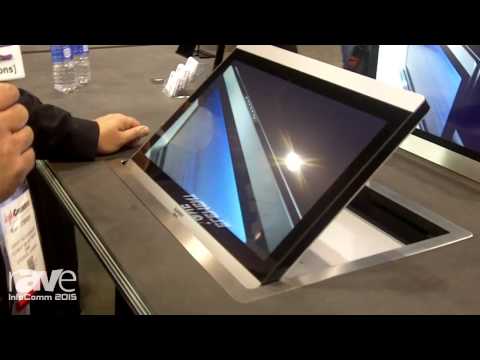 InfoComm 2015: Element One Previews VERSIS 220/75 Retractable Monitor with Single Touch Operation