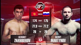 Ofs 12 Almabet Zhanibekov Vs Alexey Martynov Ofs 12 Almabet Zhanibekov Vs Alexey Martynov