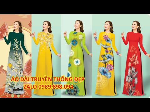 50 Mẫu Áo Dài Truyền Thống May Sẵn mẫu đẹp, Áo Dài Việt Nam cao cấp (Đủ size S,M,L,XL,XXL,3XL)