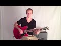 Jazz Lead Guitar Lesson: Bebop jazz guitar lick in the style of Pat Martino