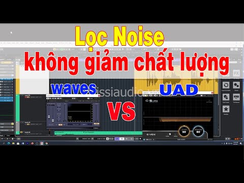 Lọc Noise làm sạch vocal tự động mà không giảm chất lượng C-Vox noise UAD plugins