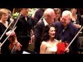 excerpts: monica plays Louis Andriessen's La Girò, for violin/voice & chamber orchestra