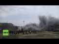 Success at last! Third blast finally brings down high-rise in Crimea