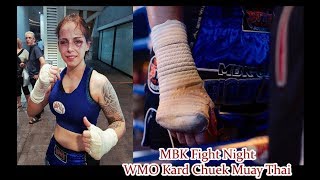 WMO Kard Chuek Muay Thai - MBK Fight Night 17th January 2018