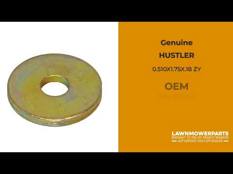 078386 FW 0.510X1.75X.18 ZY - HUSTLER Genuine OEM Part 078386 FW 0.510X1.75X.18 ZY - HUSTLER Genuine OEM Part