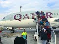 B787 DREAMLINER TO BRUSSELS ONBOARD QATAR AIRWAYS