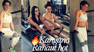 Hot Kangana Ranaut In A Hot Yoga Workout Kangana Ranaut Hot And Healthy Hot Yoga.