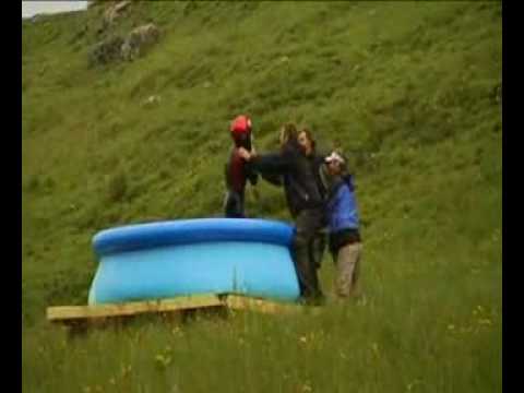 Giant Water Slide Jump - Unbelievably Fake!